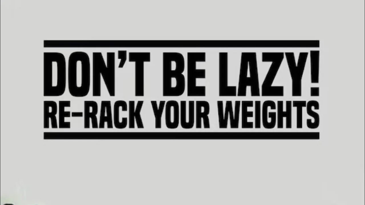 Re Rack Your Weights