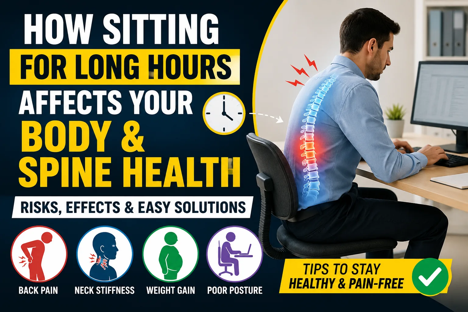 How sitting affects your spine health