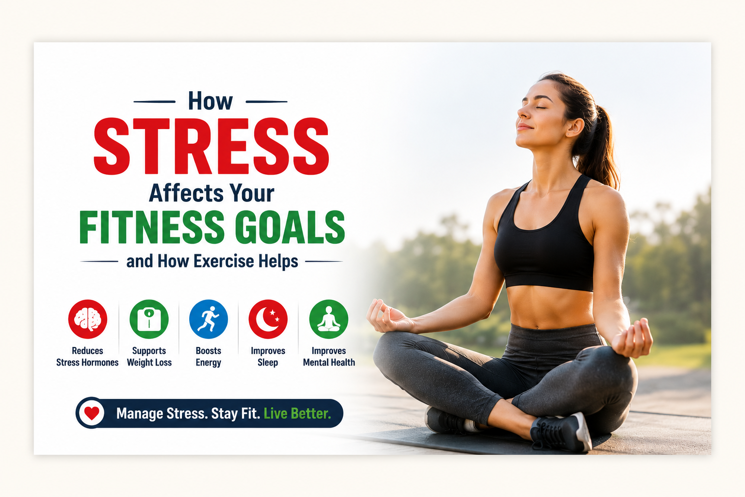 How Stress Affects Your Fitness Goals and How Exercise Helps