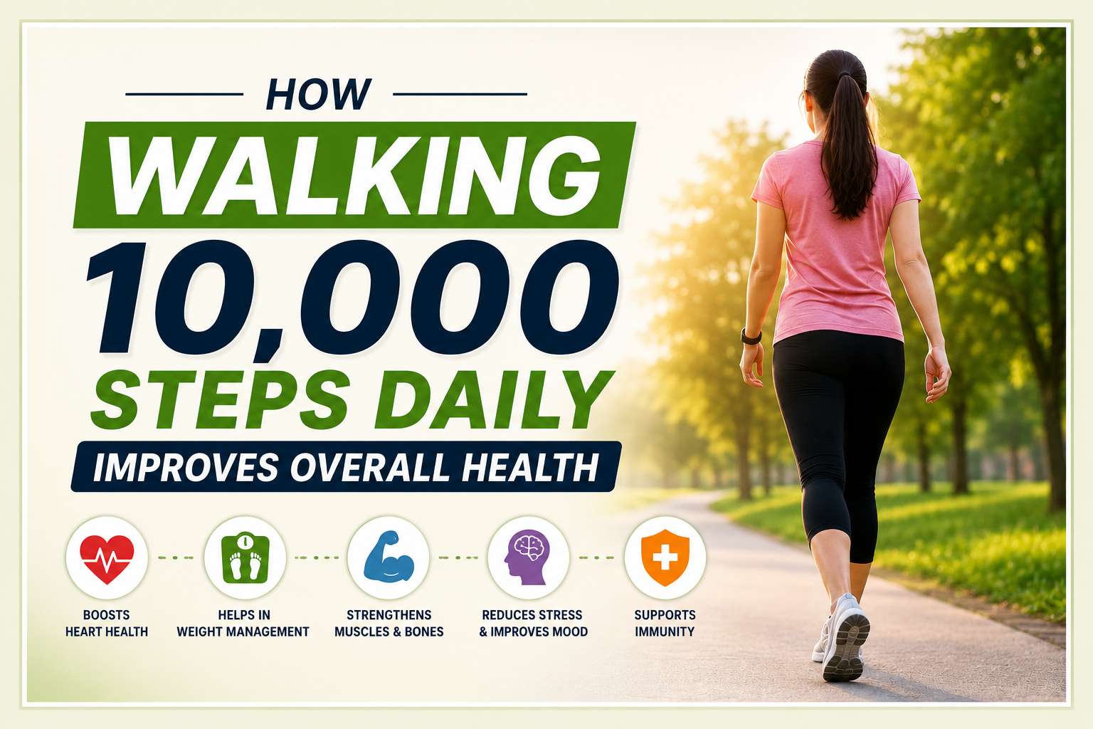 Walking 10,000 Steps Daily