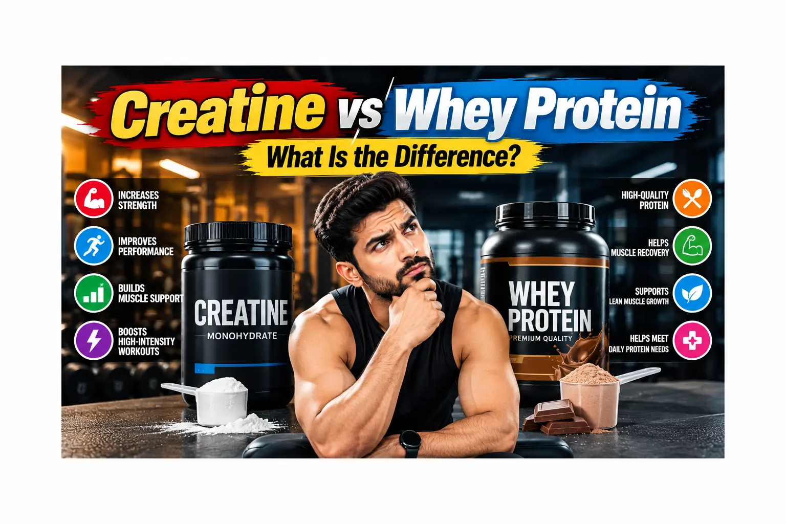 Creatine vs Whey