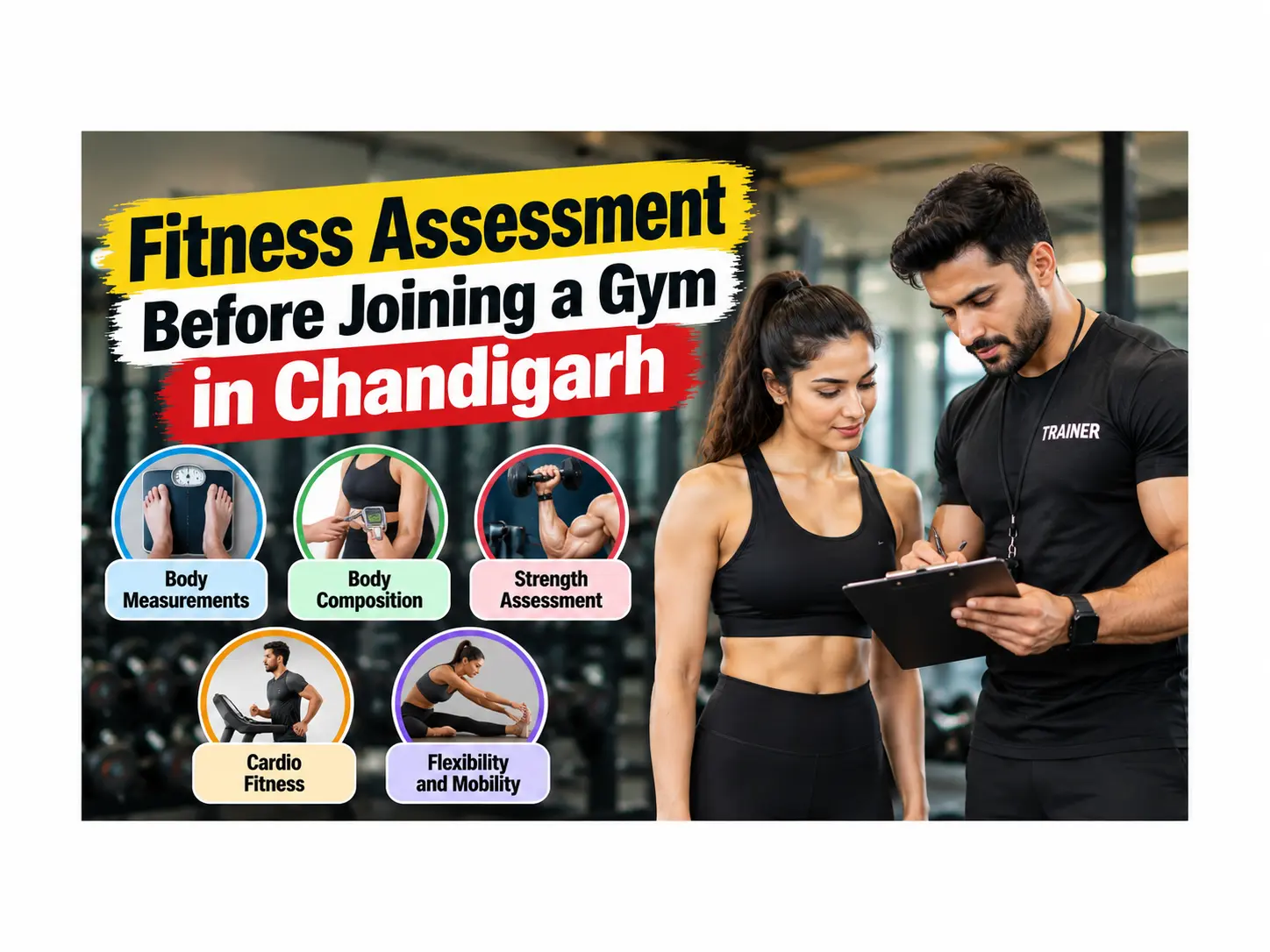 Fitness assessment before joining a gym in Chandigarh